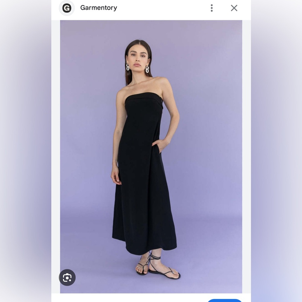 Strapless dress